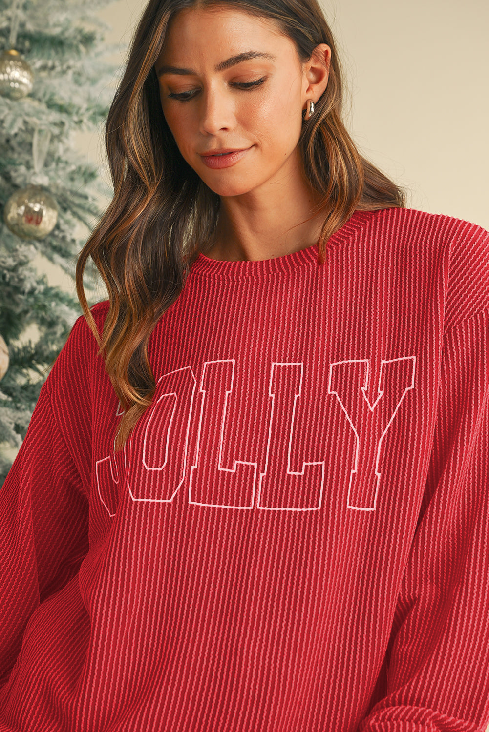 Red Holiday Pants Set