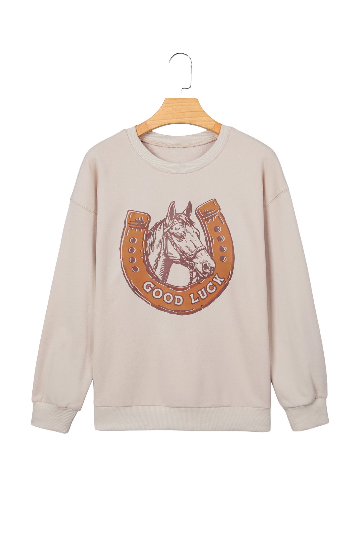 Western Horseshoe Oversized Sweatshirt