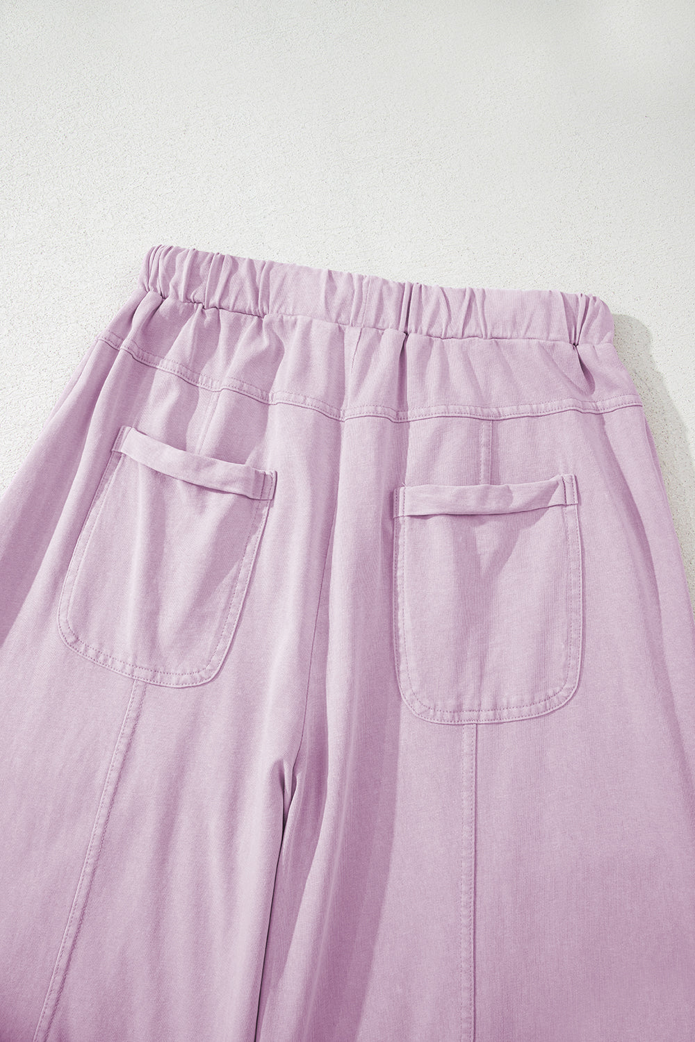 Mineral Wash Wide Leg Cargo Pants