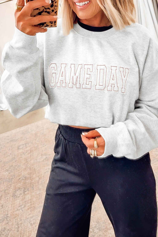 Light Grey Game Day Sweatshirt