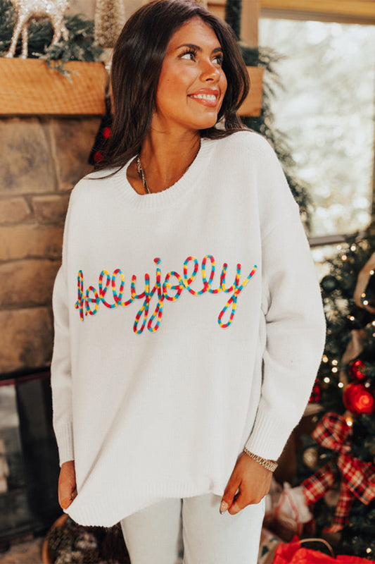 Colorful Holly Jolly Christmas Sweater
