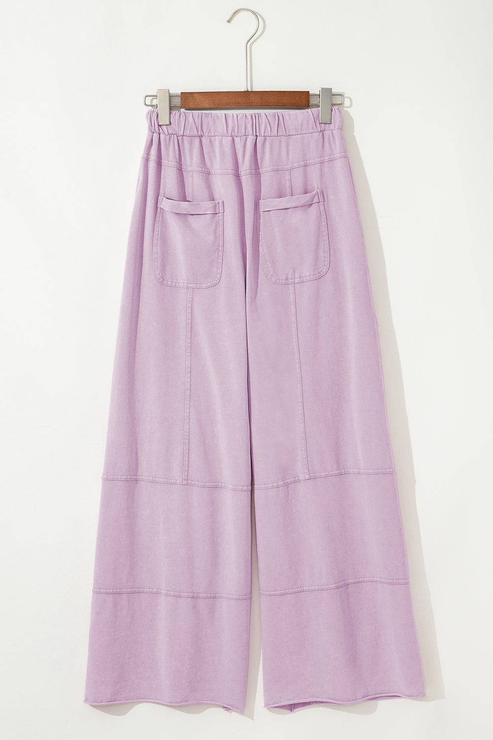 Mineral Wash Wide Leg Cargo Pants