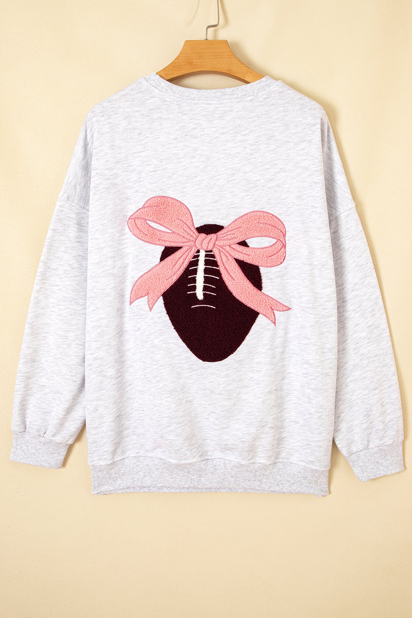 Chenille Football Sweatshirt