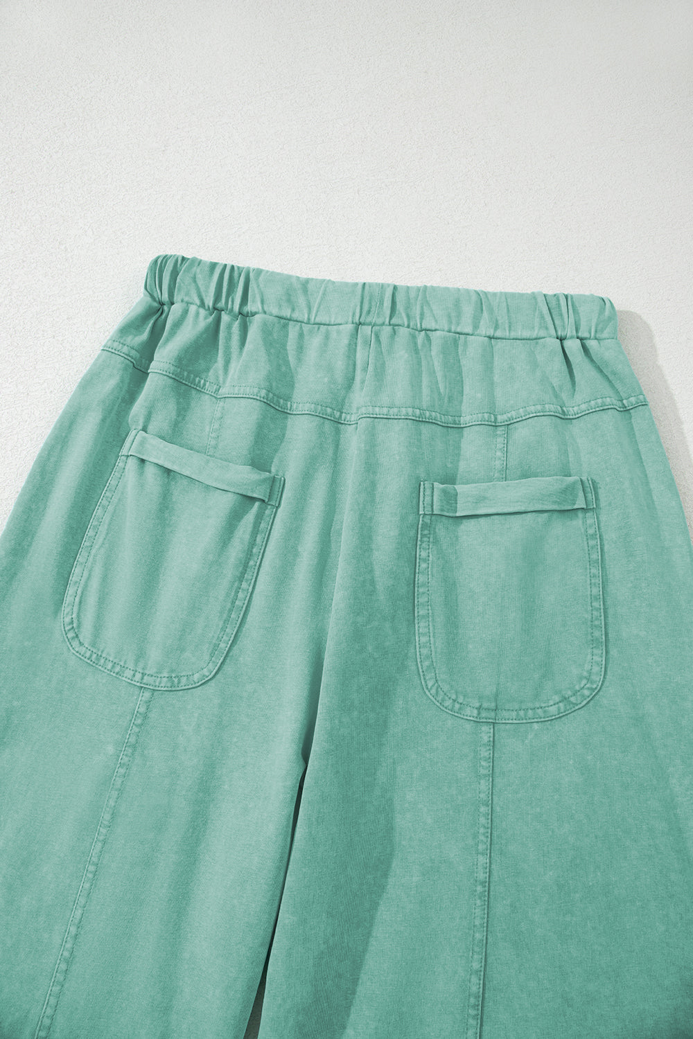 Mineral Wash Wide Leg Cargo Pants