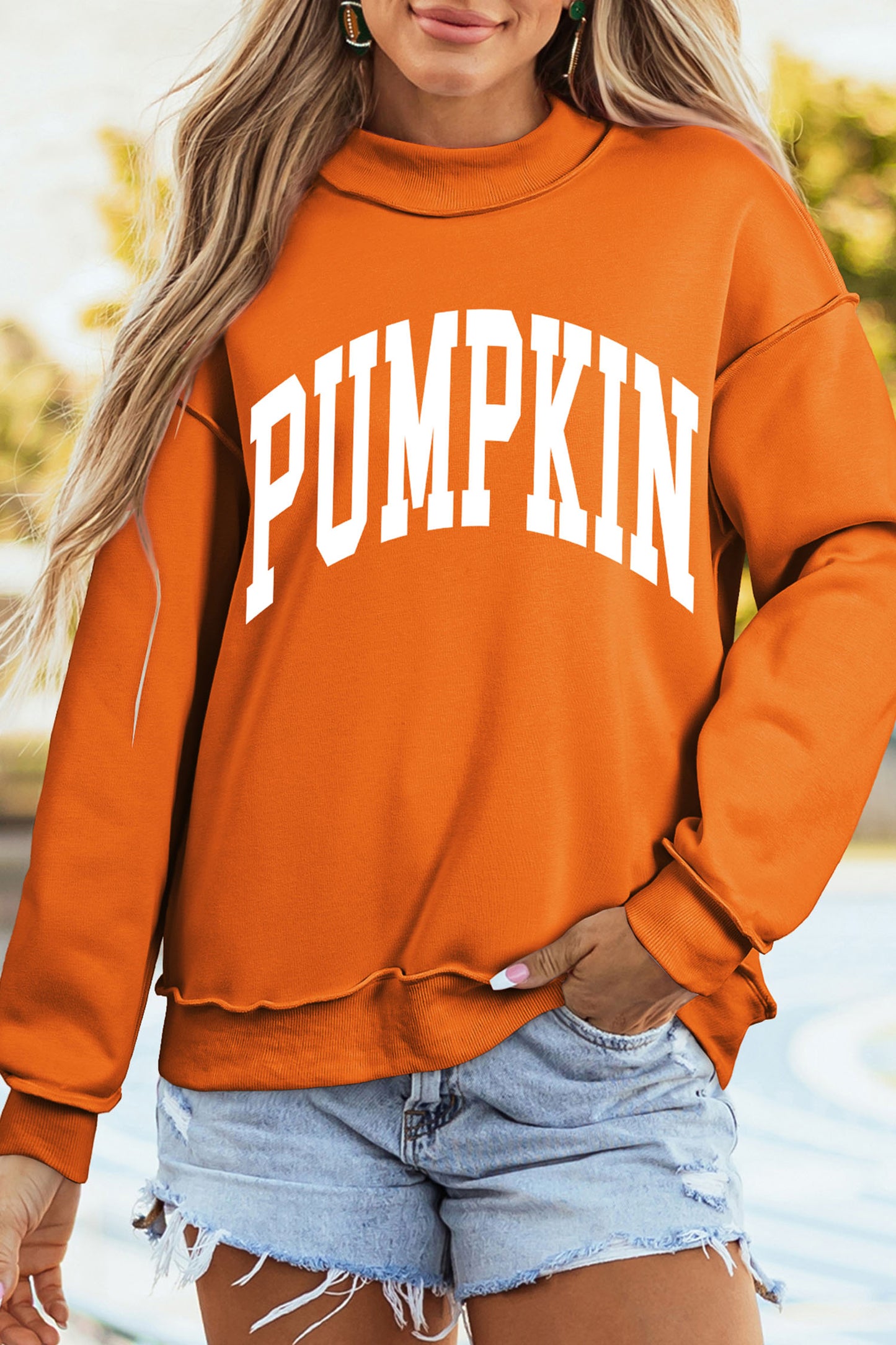 Reversible Pumpkin/Fall Sweatshirt