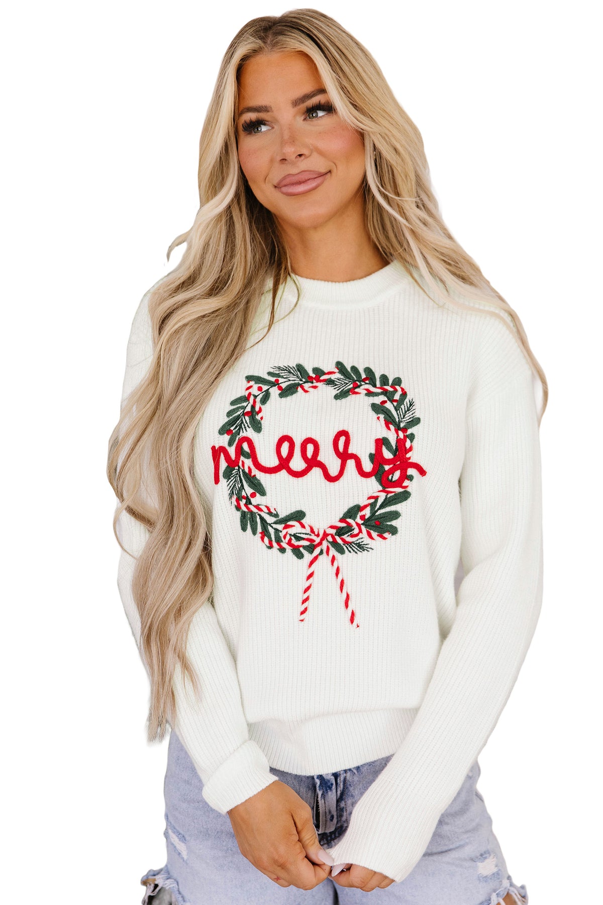 Christmas Wreath Sweater