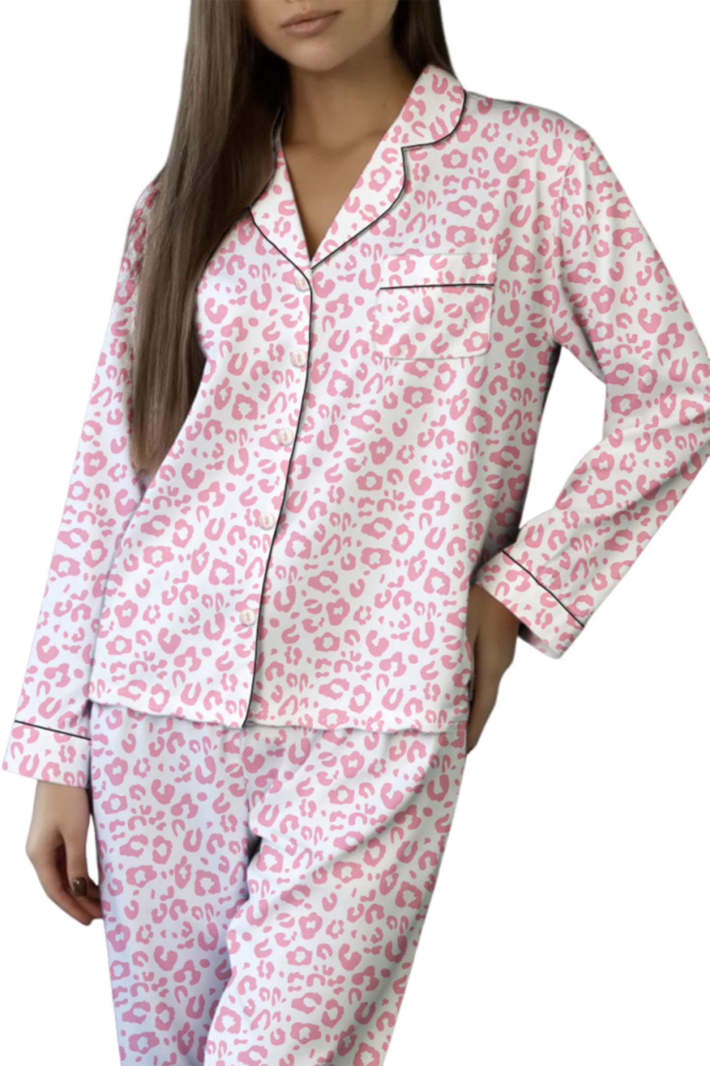 Pink Leopard Pajamas