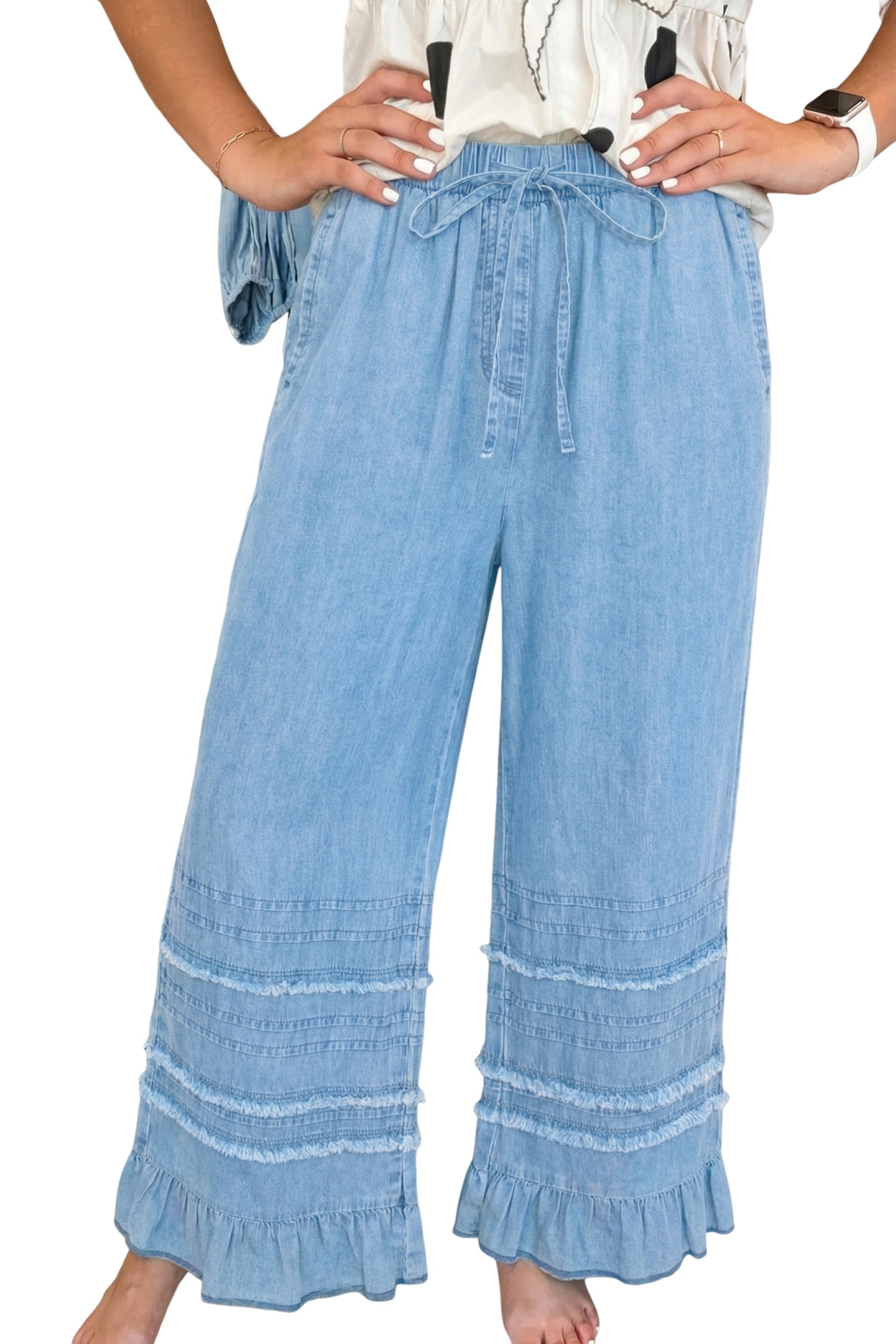 Lightweight Denim Pants