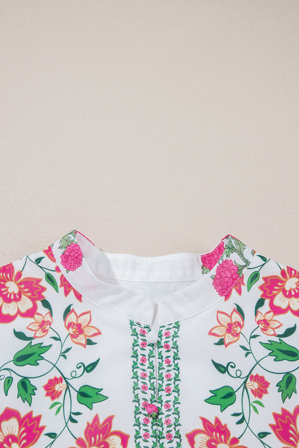 White Floral Tiered Maxi Dress