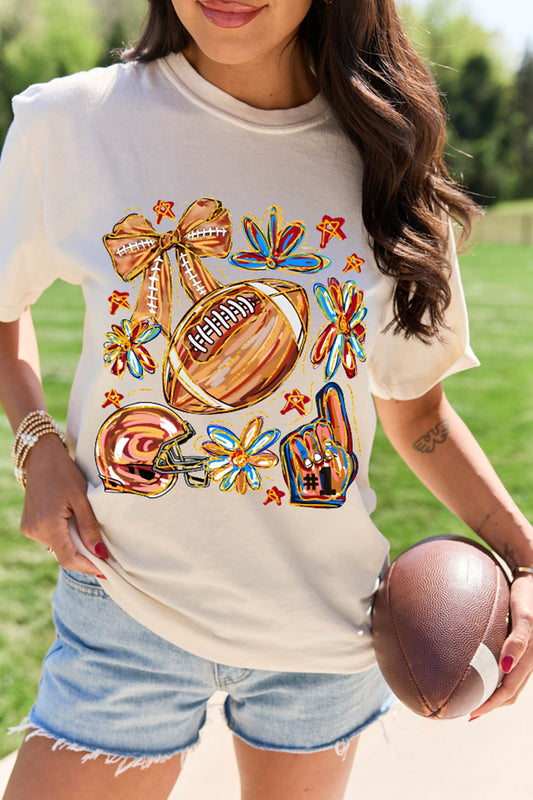 Cheerful Football T Shirt