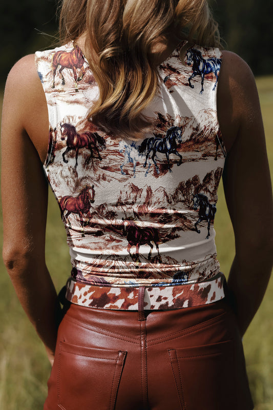 Western Slim Tank Top