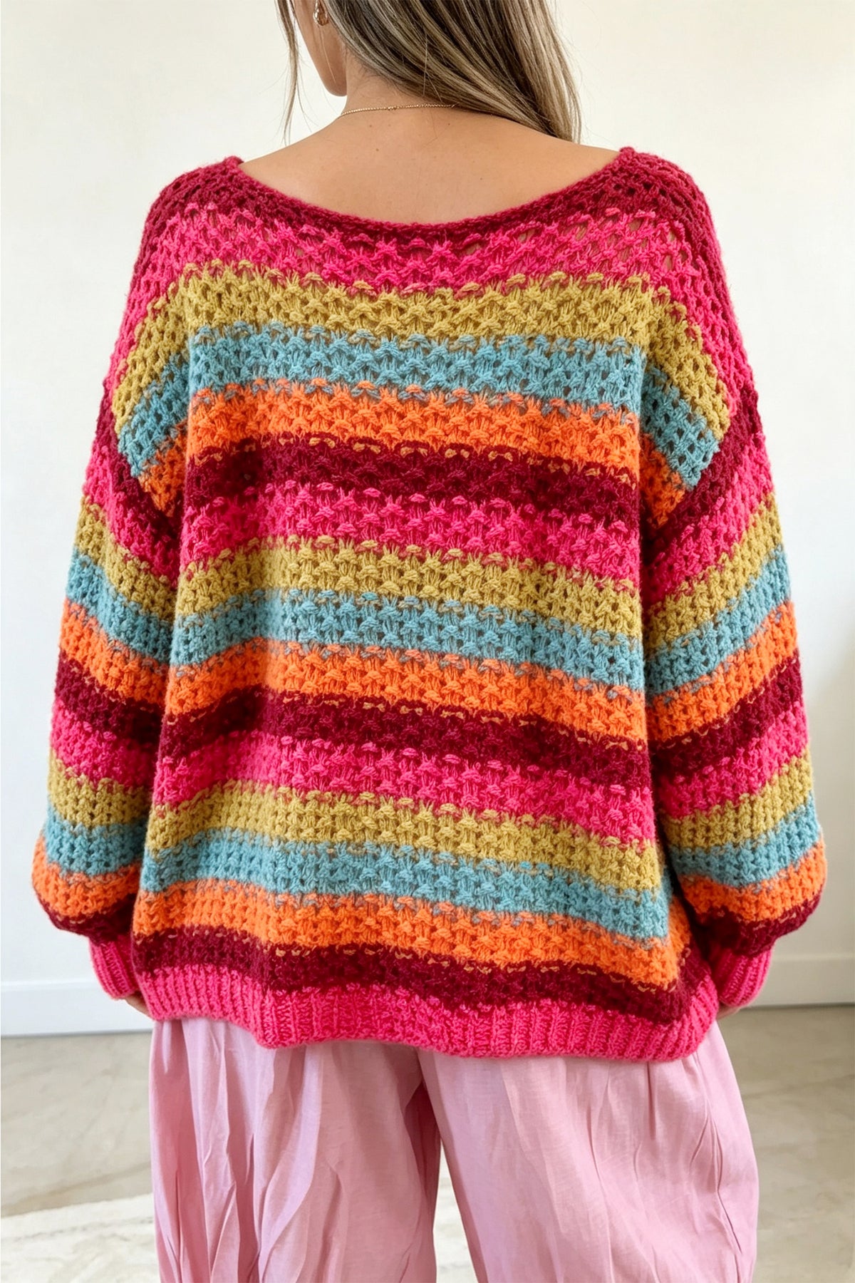 Striped Oversize Sweater