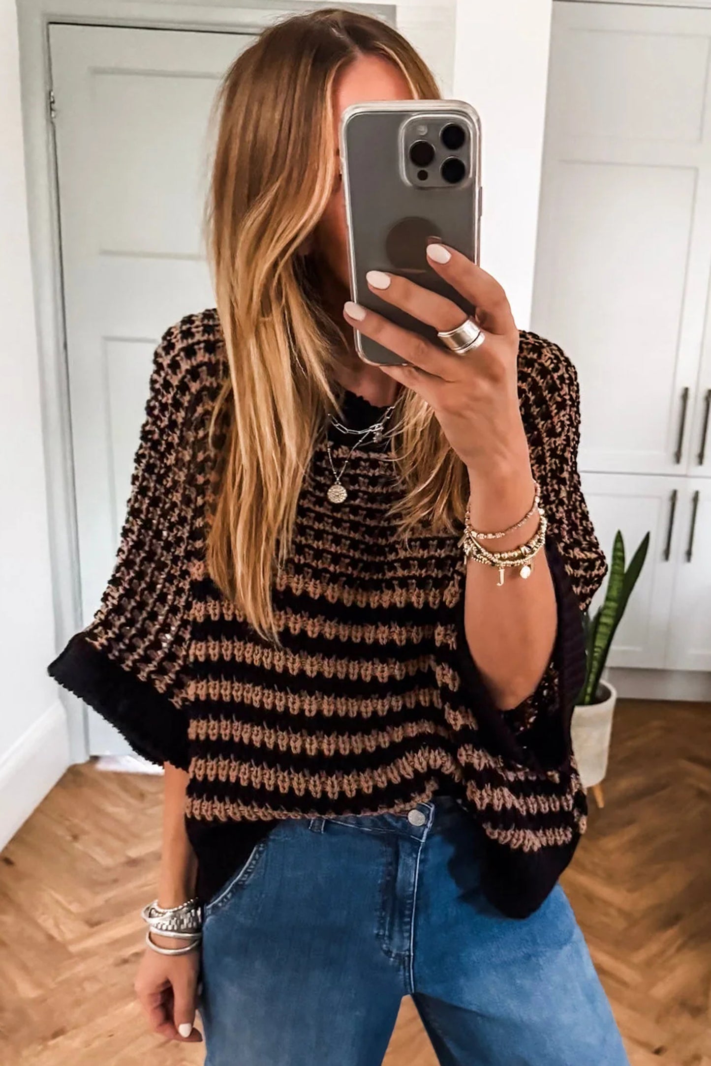 Striped Slouchy Sweater