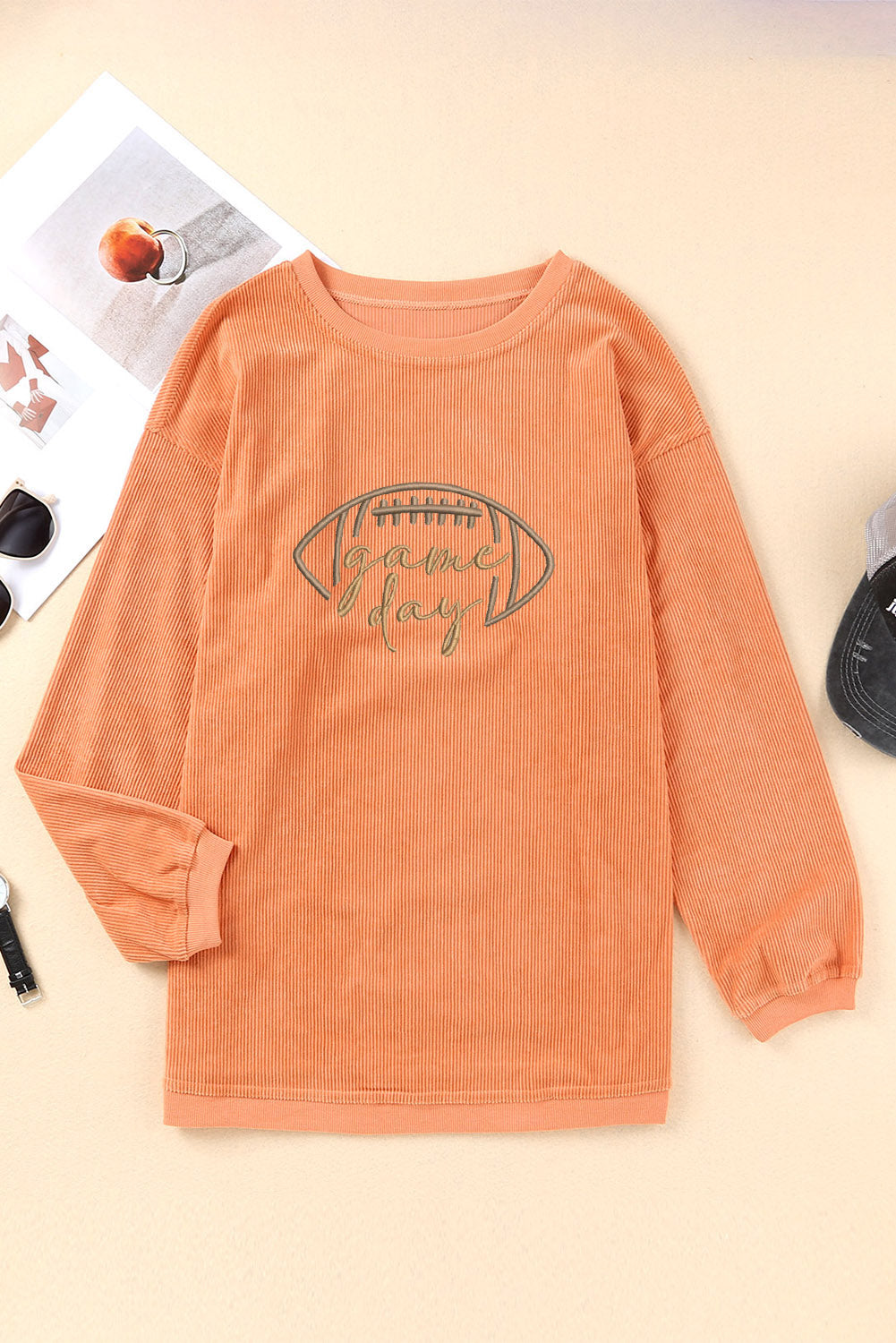 Football Game Day Corded Sweatshirt