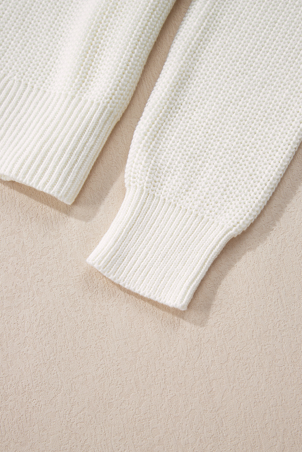 White Merry & Bright Christmas Sweater