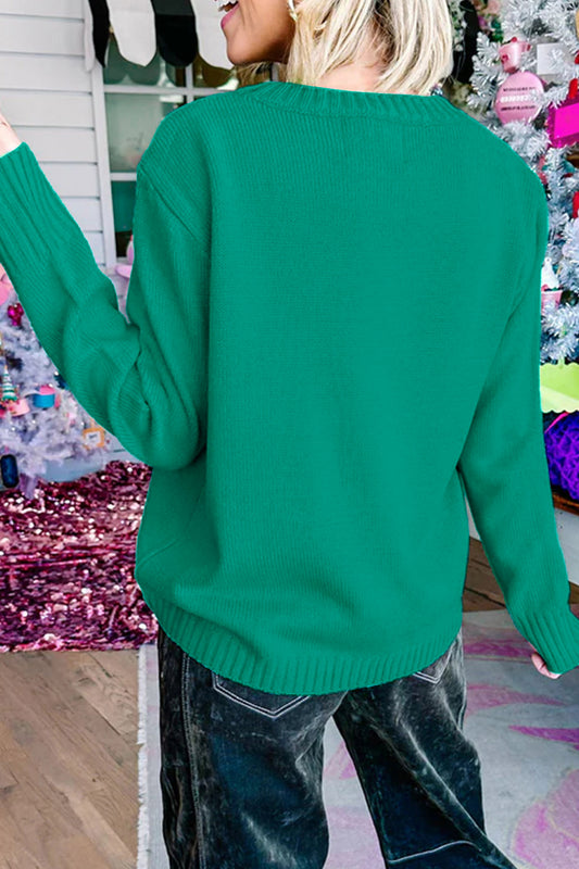 Preppy Merry Christmas Sweater