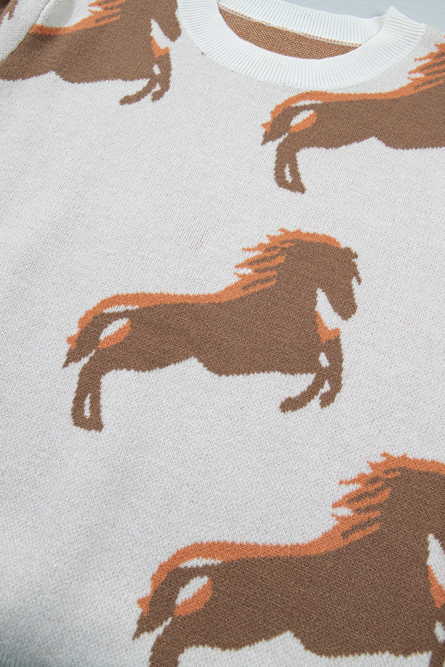 Western Short Sleeve Sweater