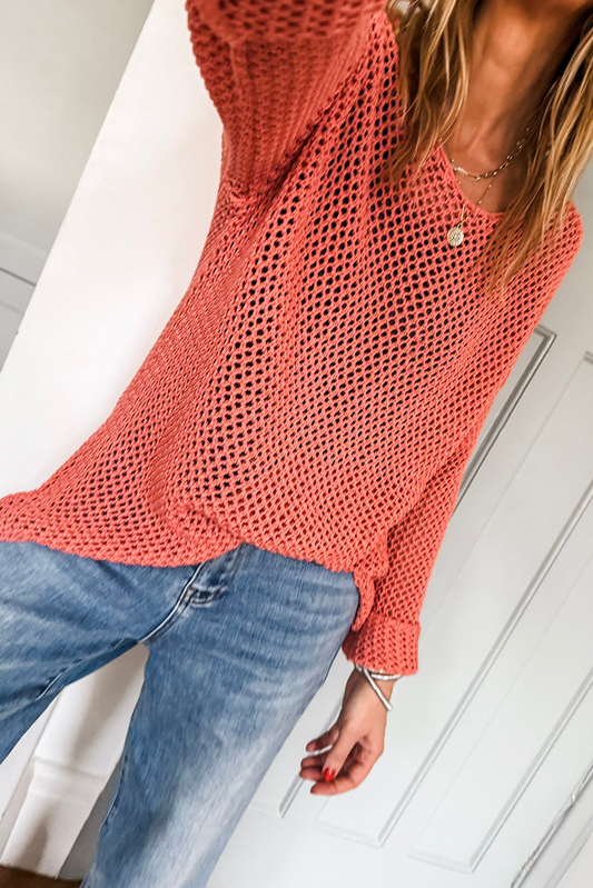 Crochet Knit Sweater