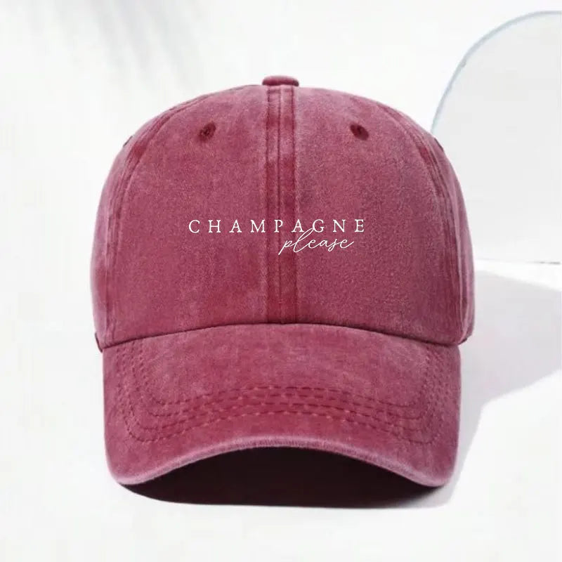 Champagne Please Cap