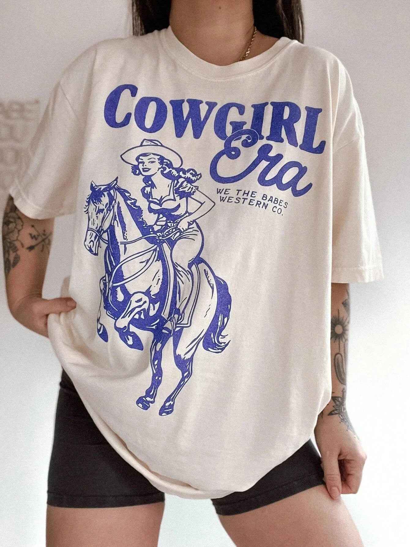 Cowgirl Era Oversized Tee