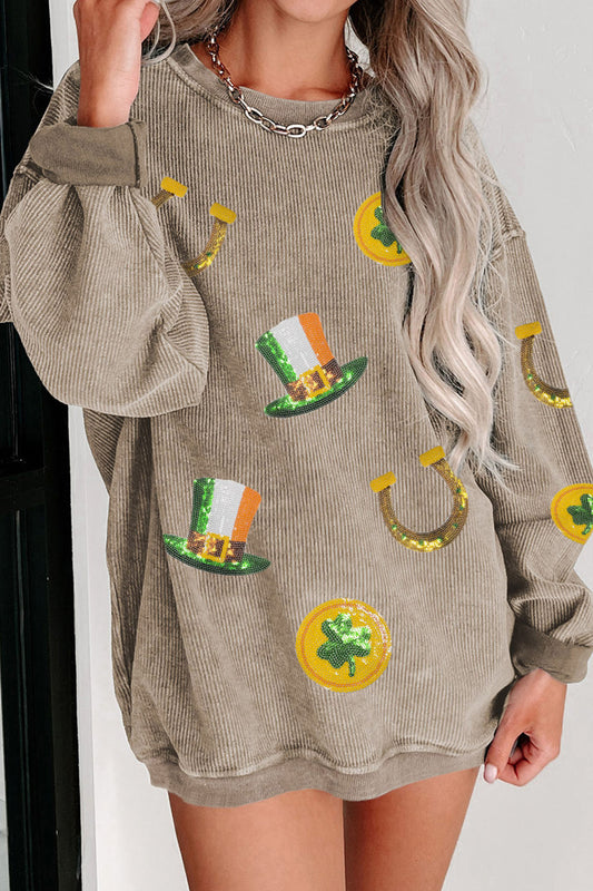 Sequin St. Patrick's Day Sweatshirt