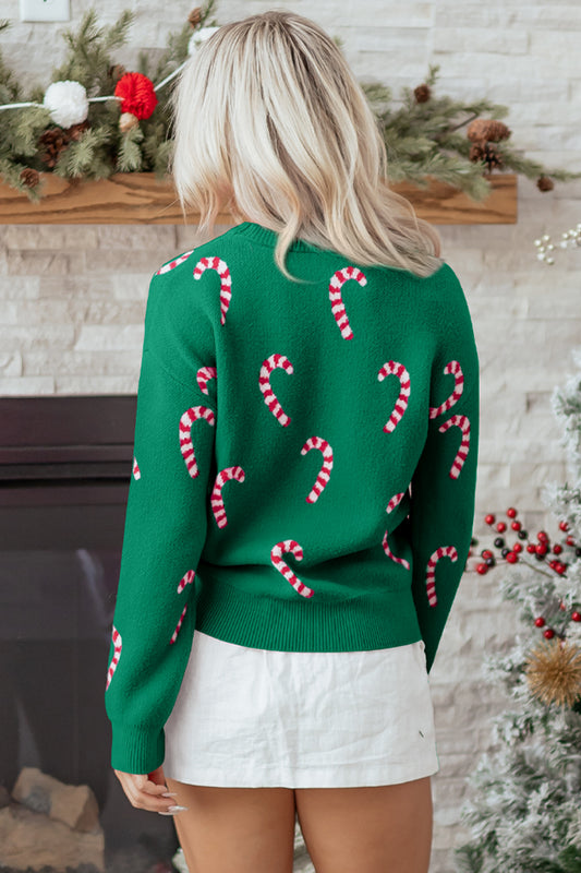 Christmas Candy Cane Sweater
