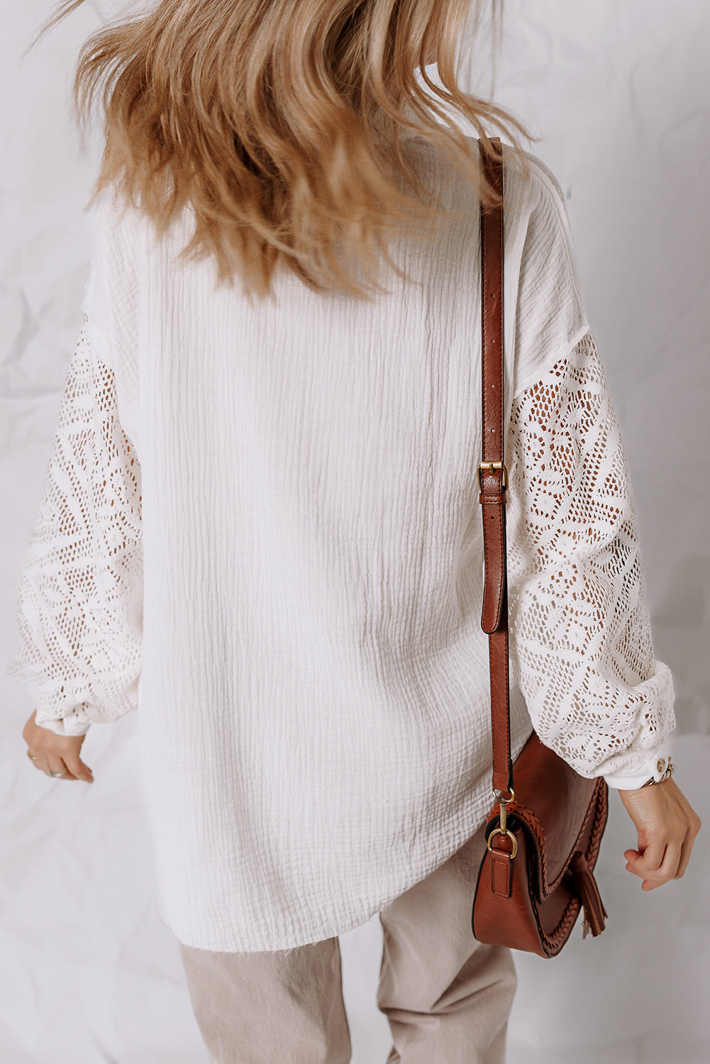 Cotton Gauze Long Sleeve Shirt