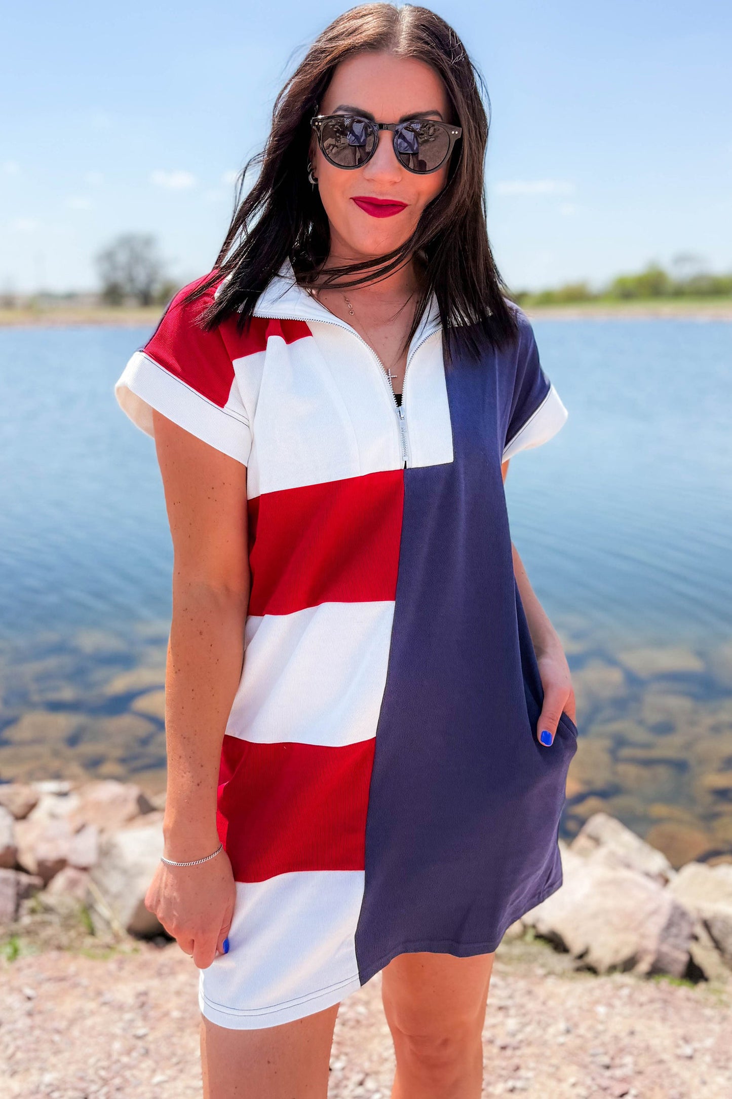 Patriotic T-Shirt Dress