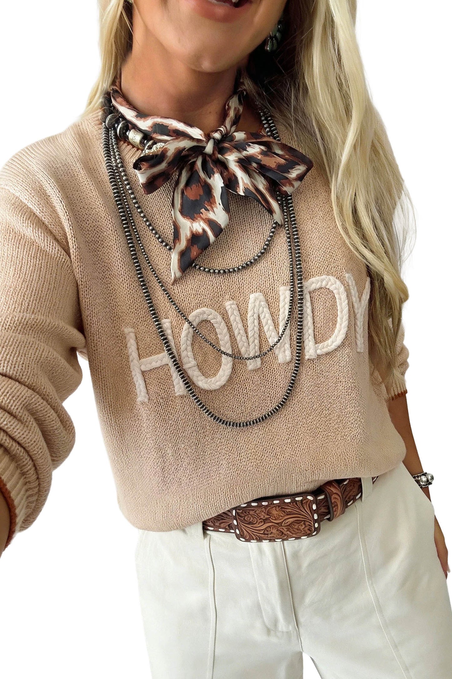Parchment HOWDY Sweater