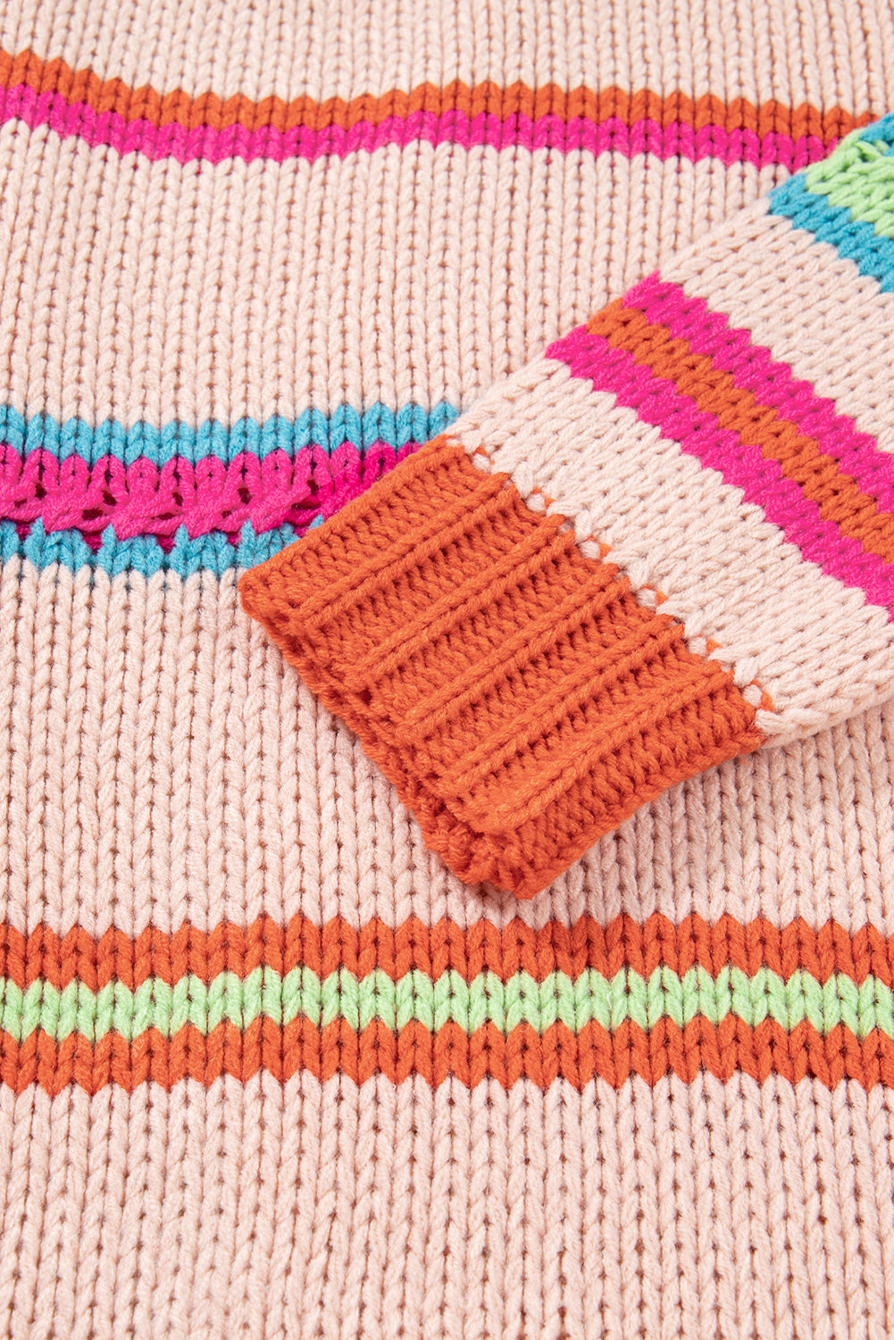 Cozy Striped Oversize Cardigan