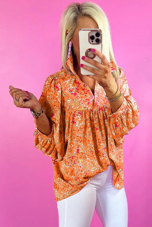 Floral Loose Fit Blouse