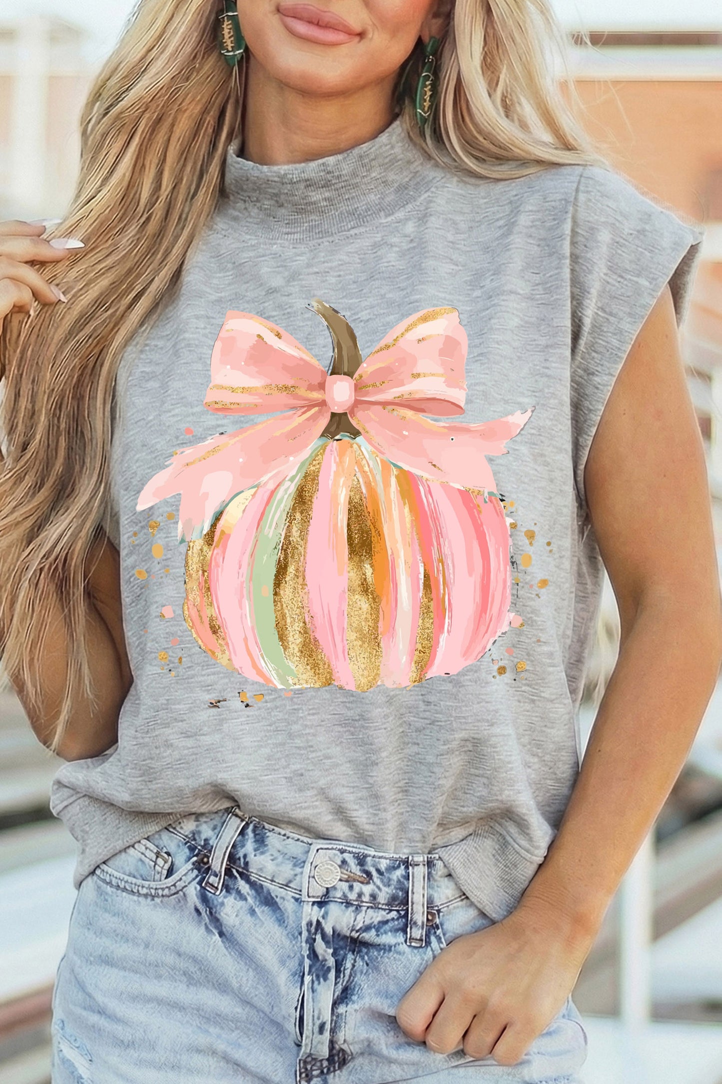 Pastel Pumpkin Top
