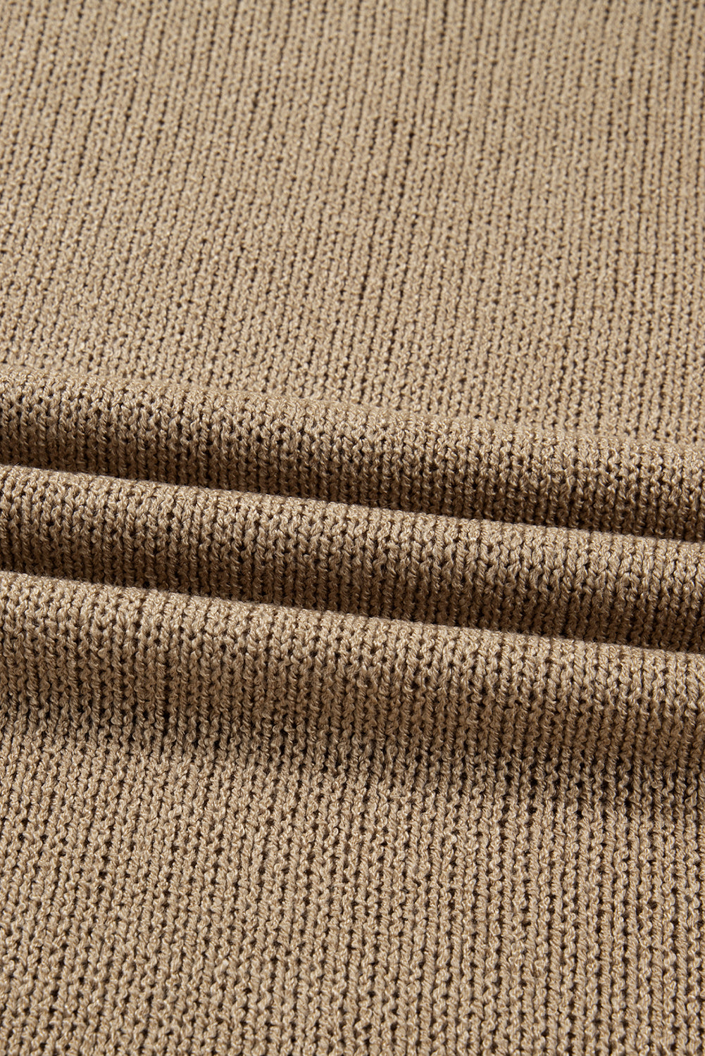 Khaki Oversize Slouchy Sweater Dress