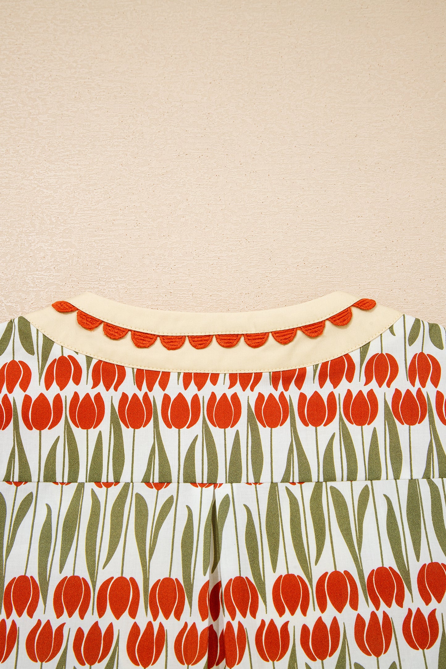 Tulip Print Cotton Dress