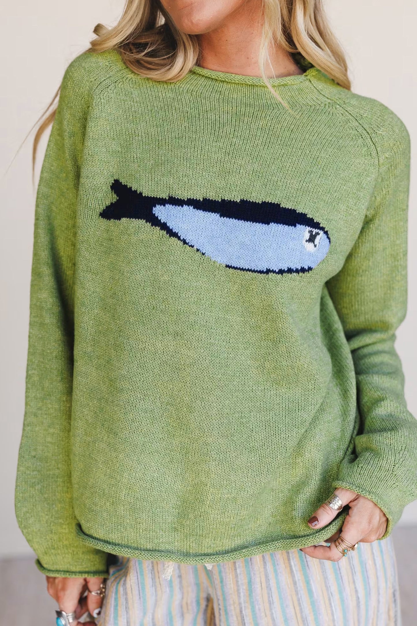 Relaxed Fish Sweater