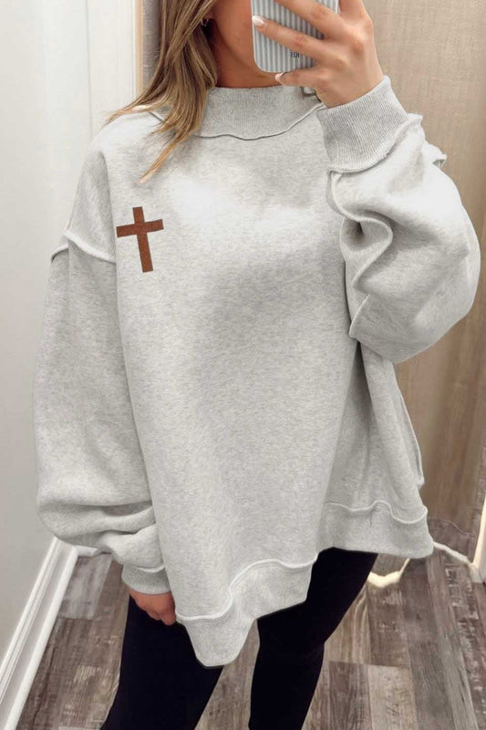 Reversible Jesus Saves Sweatshirt