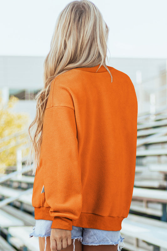 Reversible Pumpkin/Fall Sweatshirt
