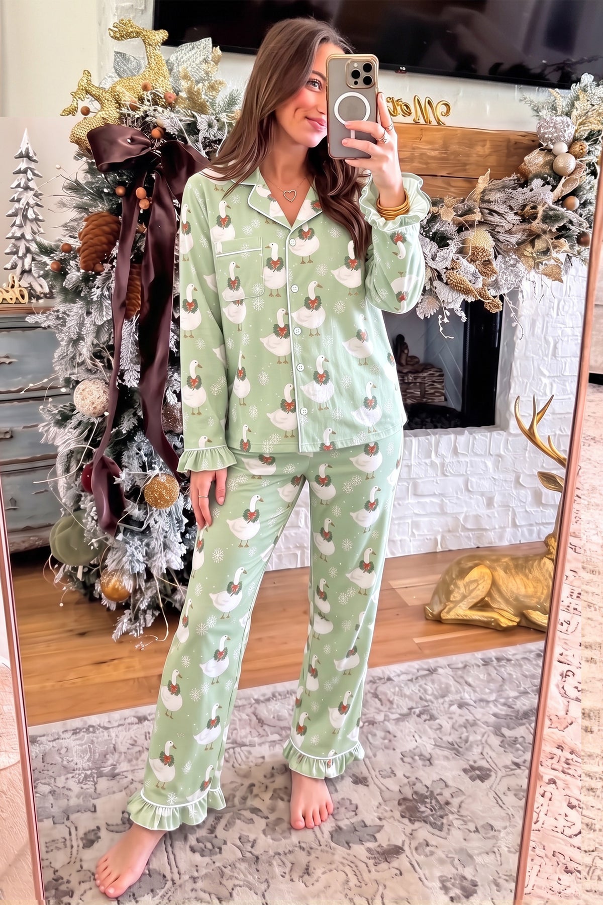 Christmas Goose Pajamas