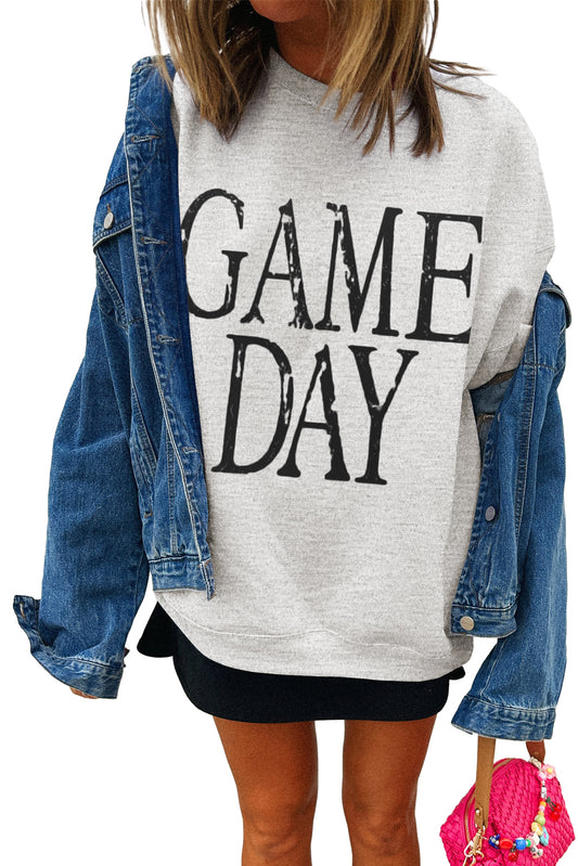 Game Day Vintage Washed Baggy Sweatshirt