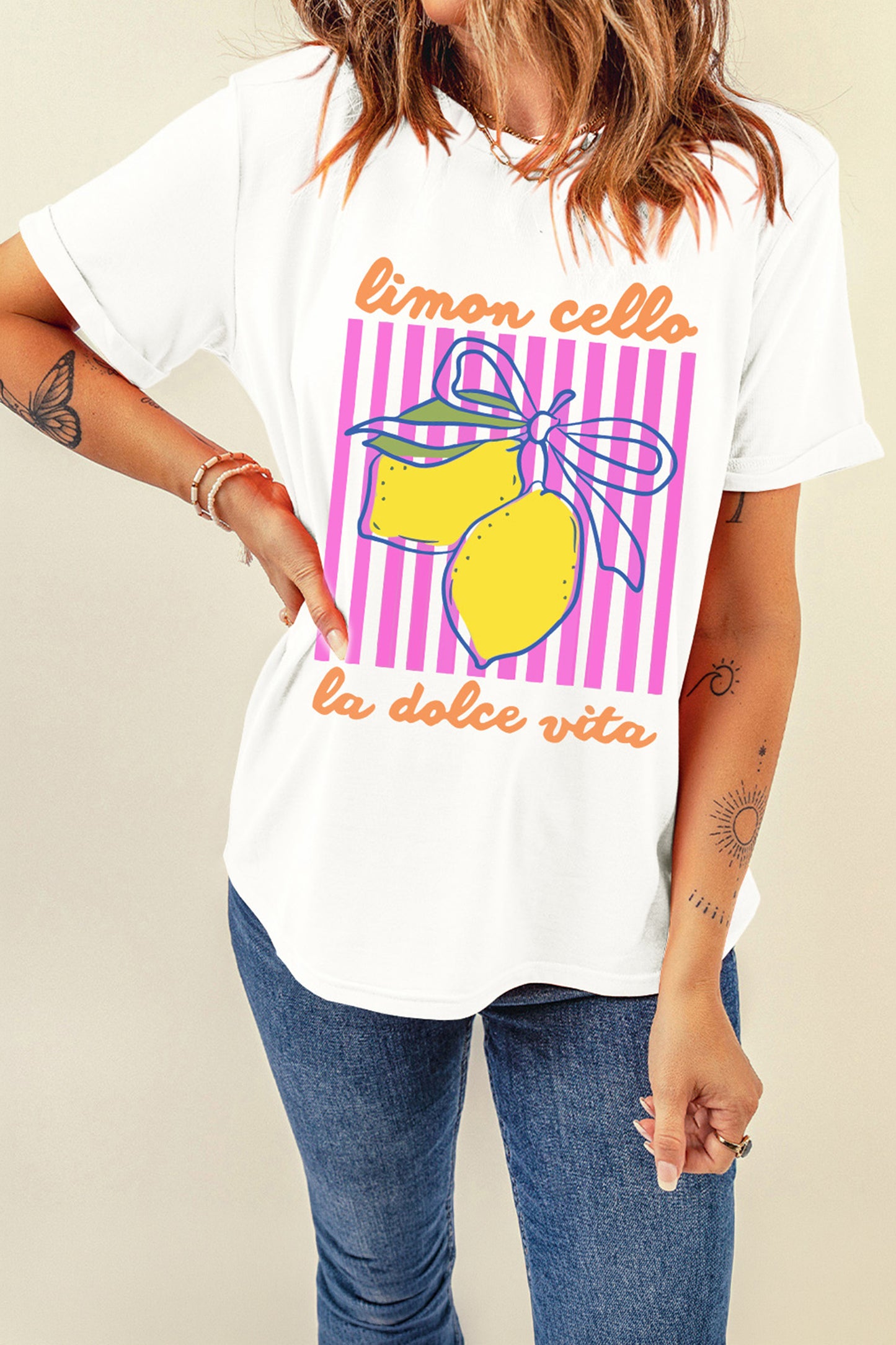 White Limoncello Tee