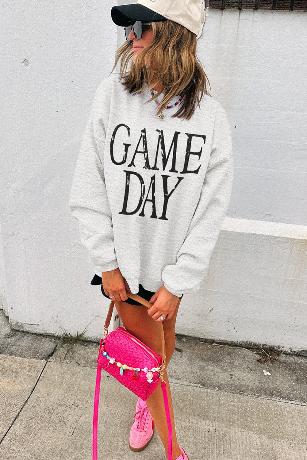 Game Day Vintage Washed Baggy Sweatshirt