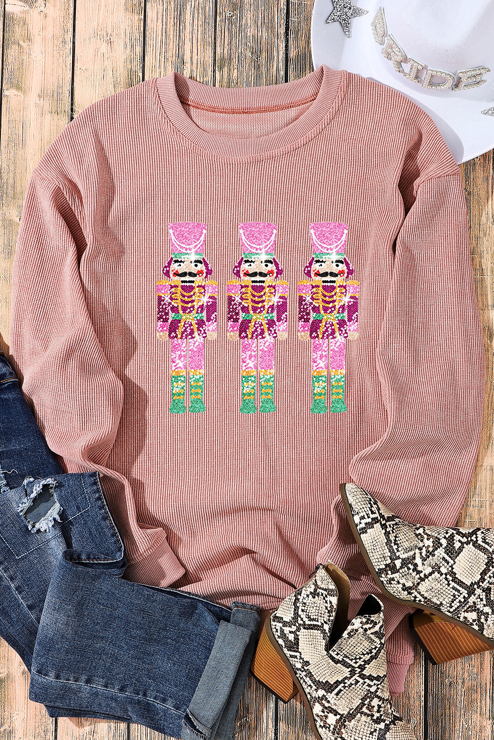 Sequin Nutcracker Sweatshirt