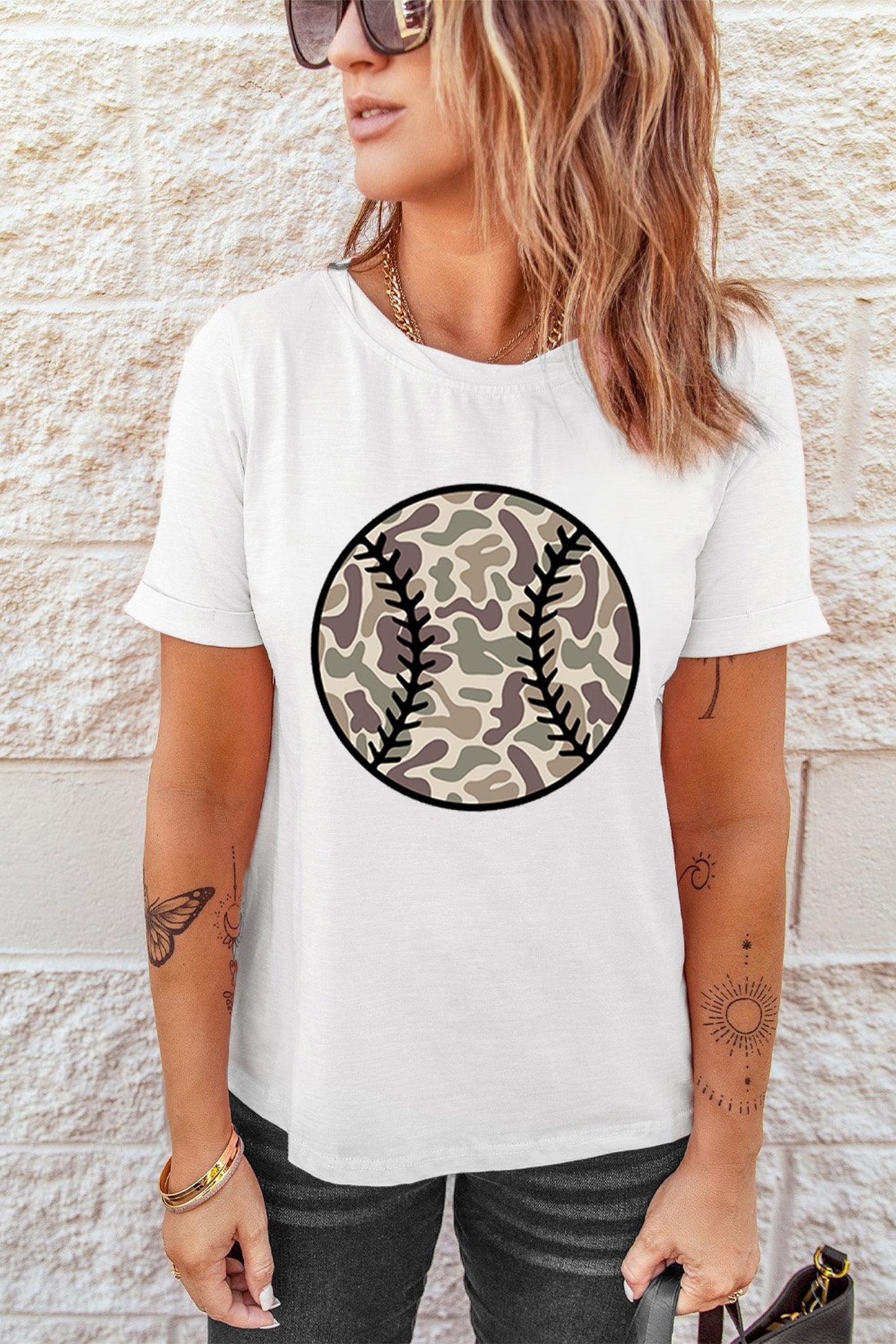 Camo Baseball Tee