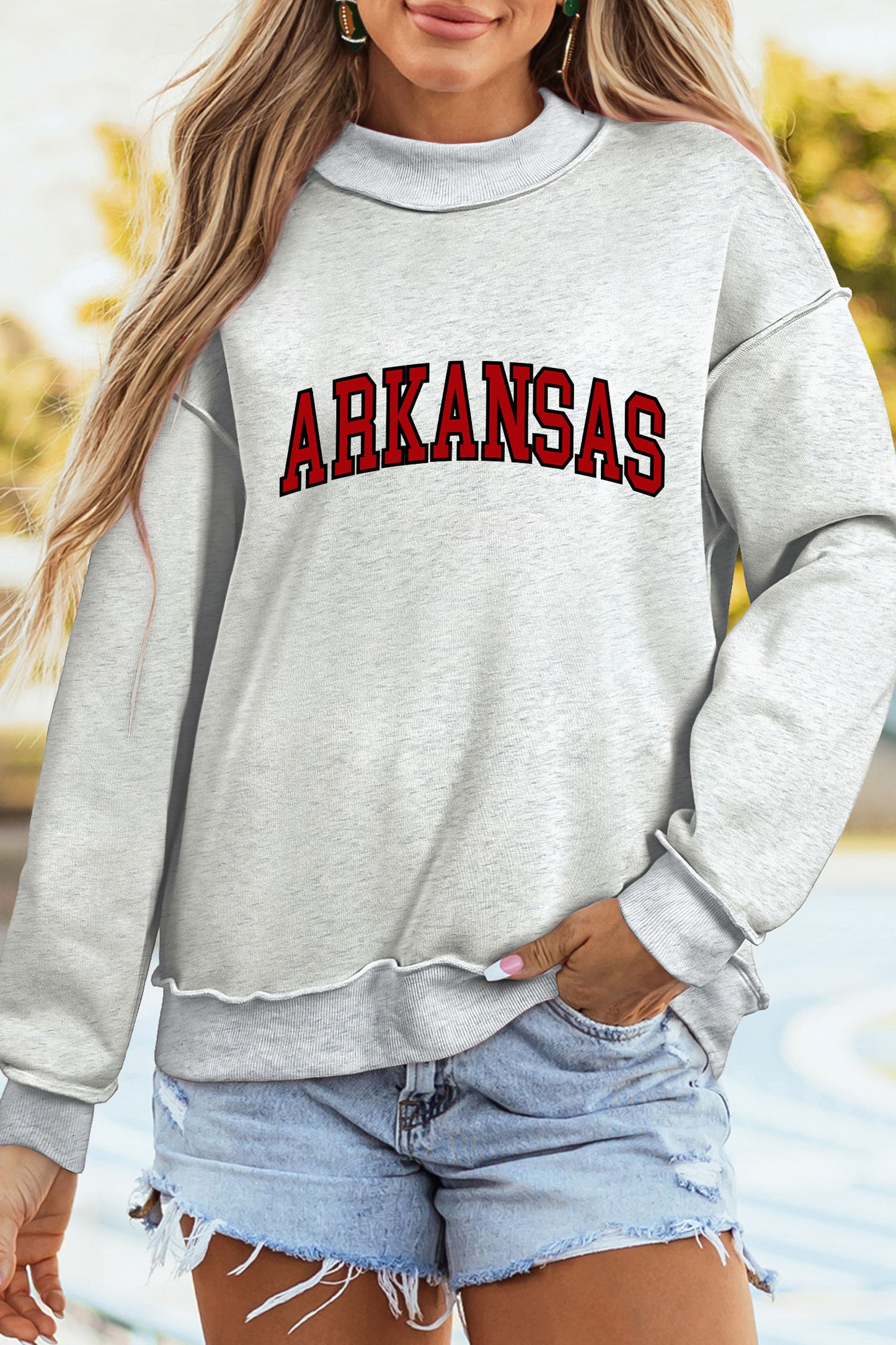 Reversible Arkansas Razorbacks Sweatshirt