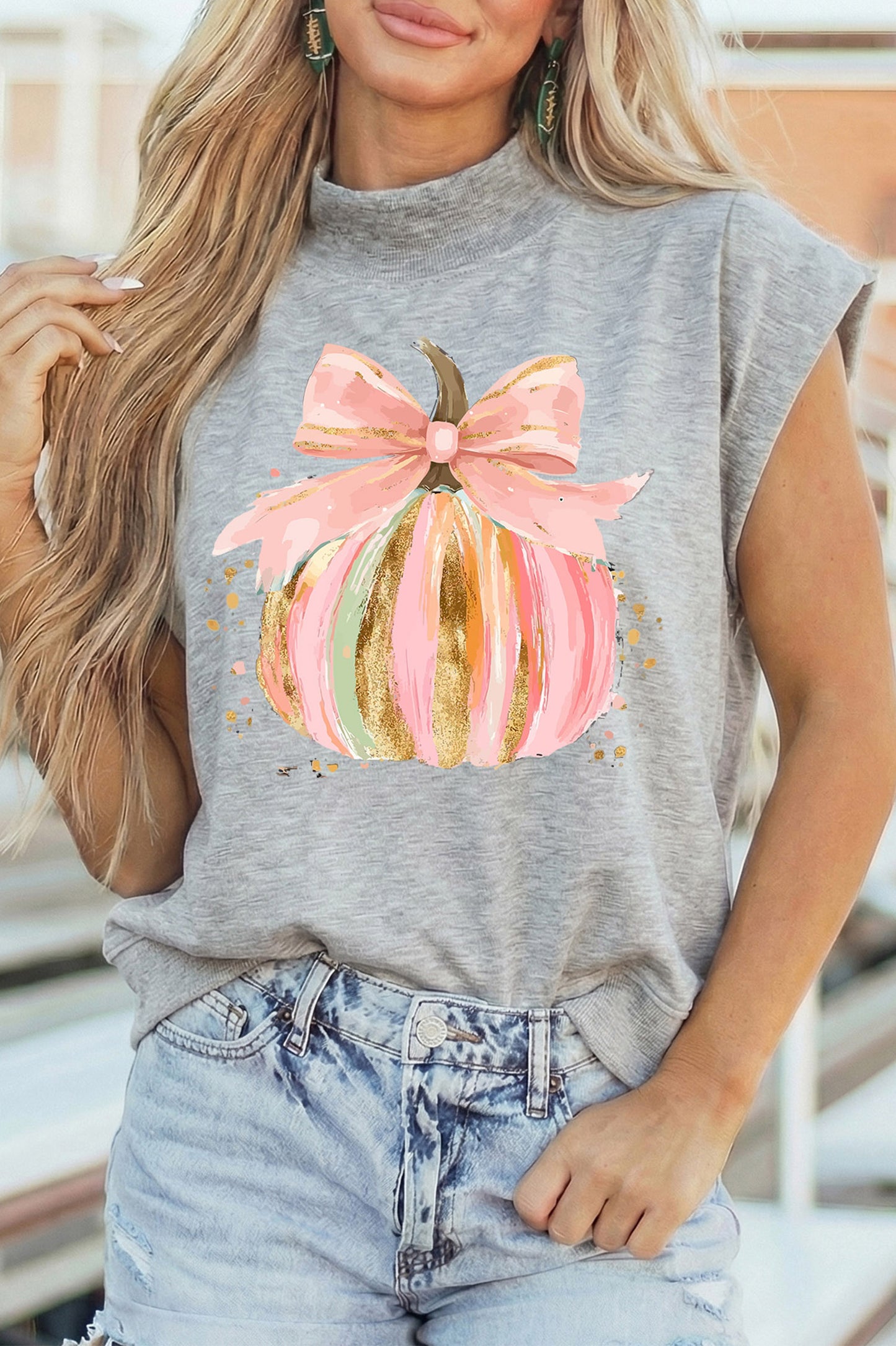 Pastel Pumpkin Top