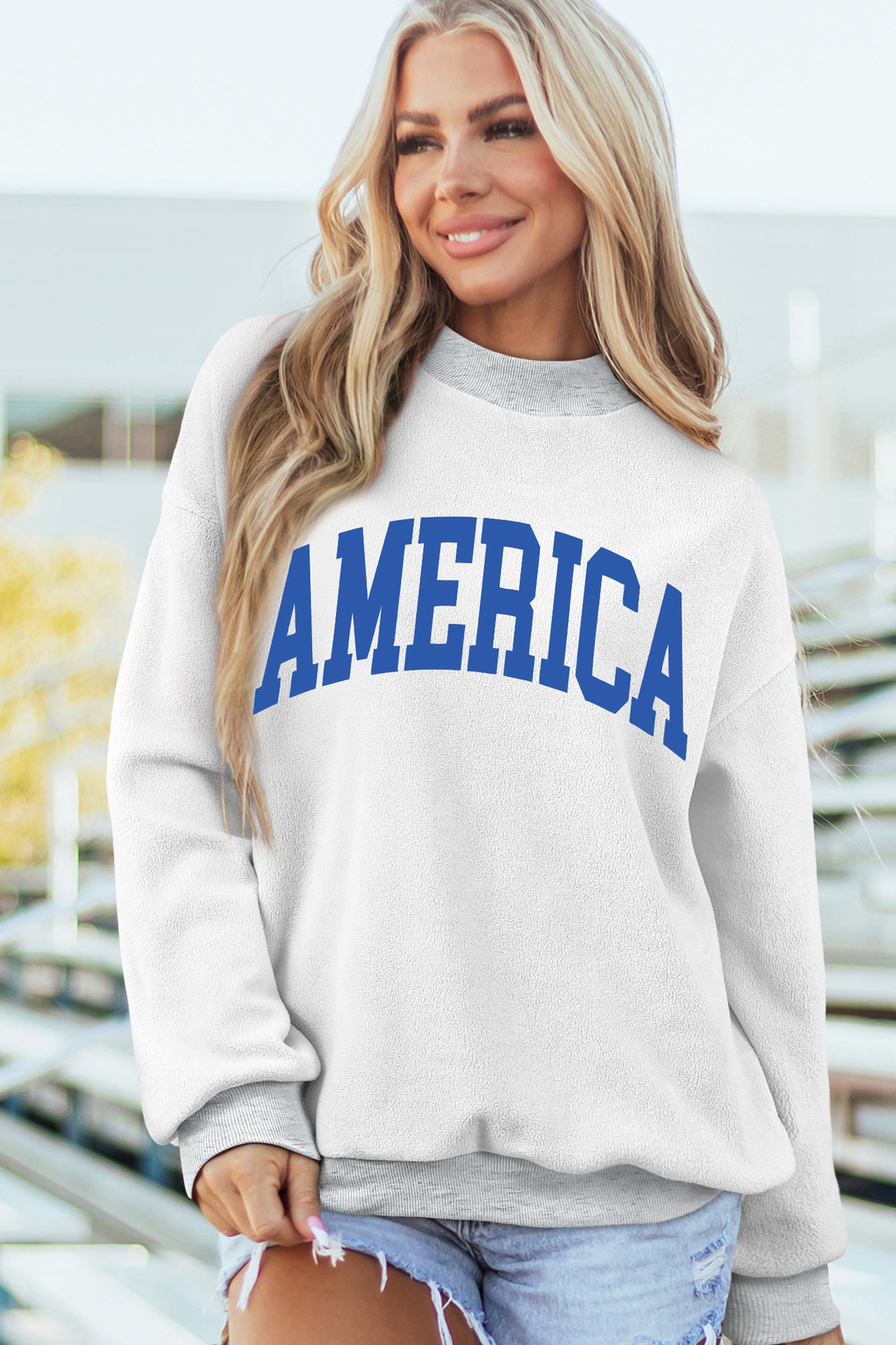 Reversible USA/America Sweatshirt