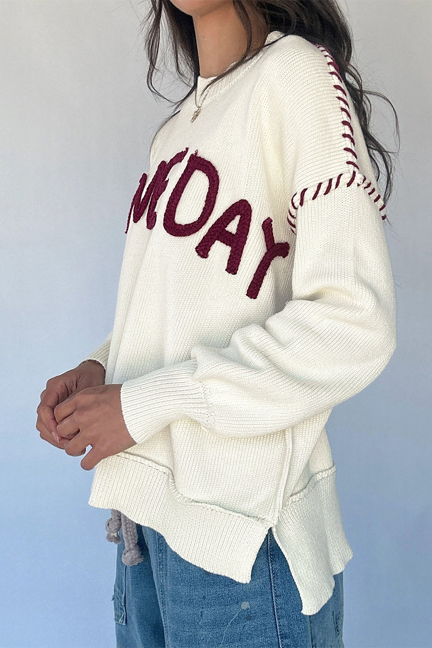 Maroon Game Day Sweater