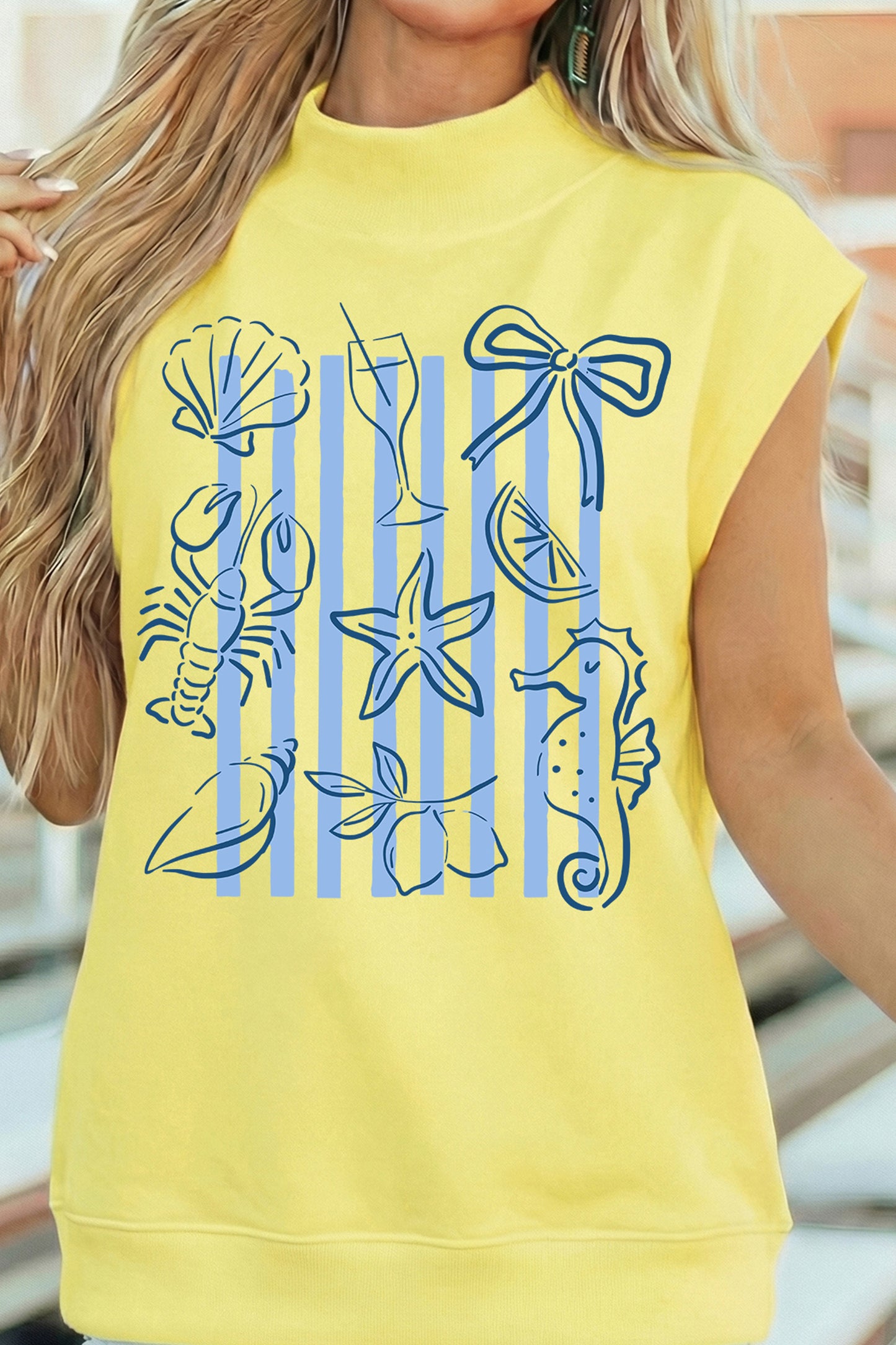 Yellow Seashell Tee