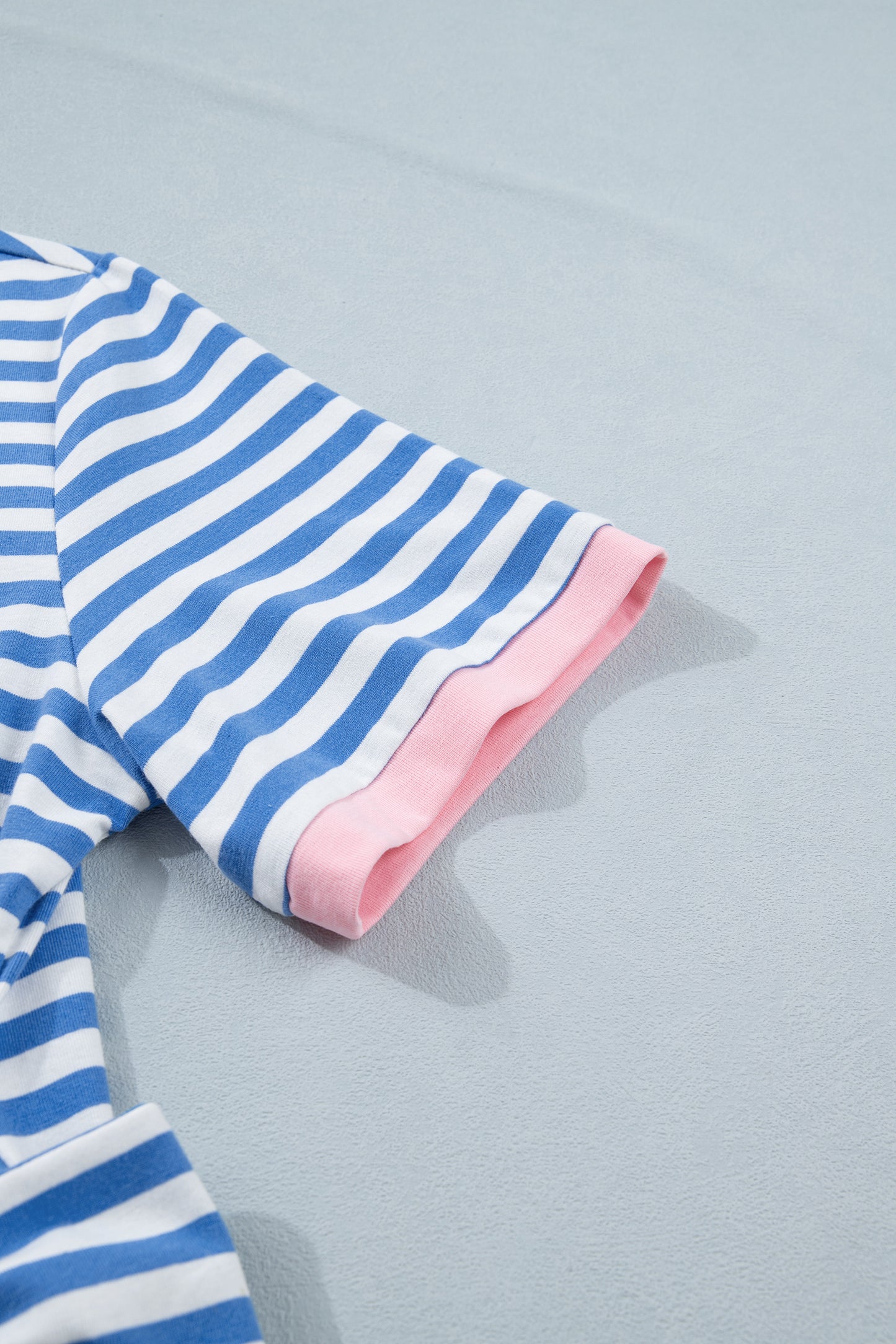 Stripe Tie Waist T Shirt Dress