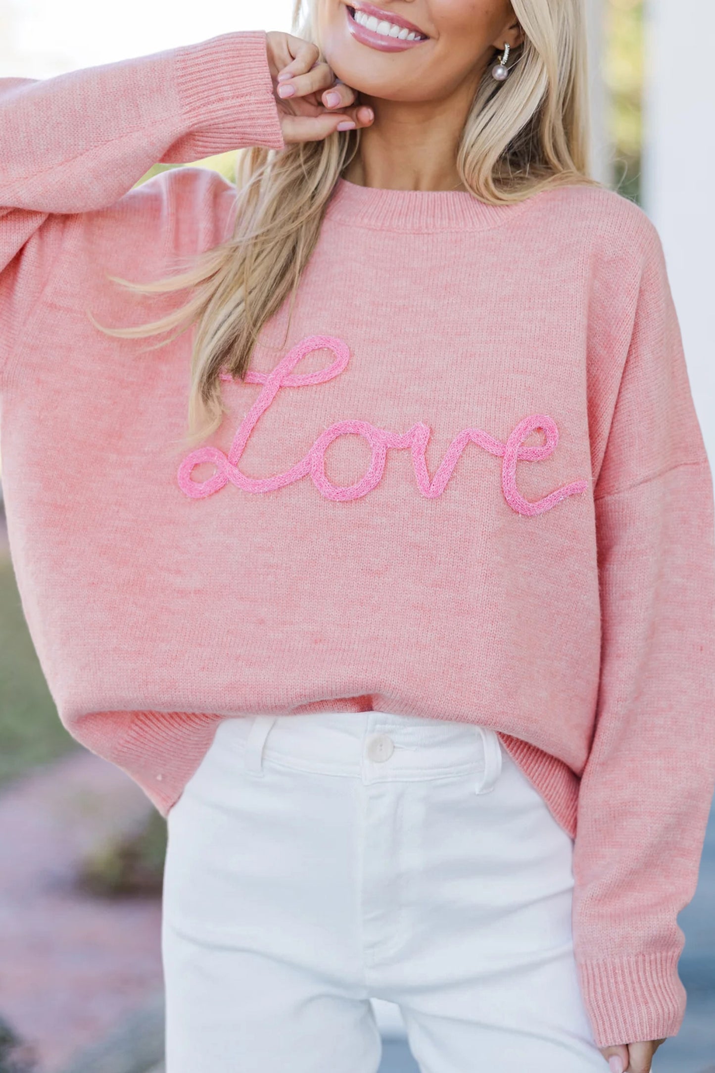 Pink Love Sweater